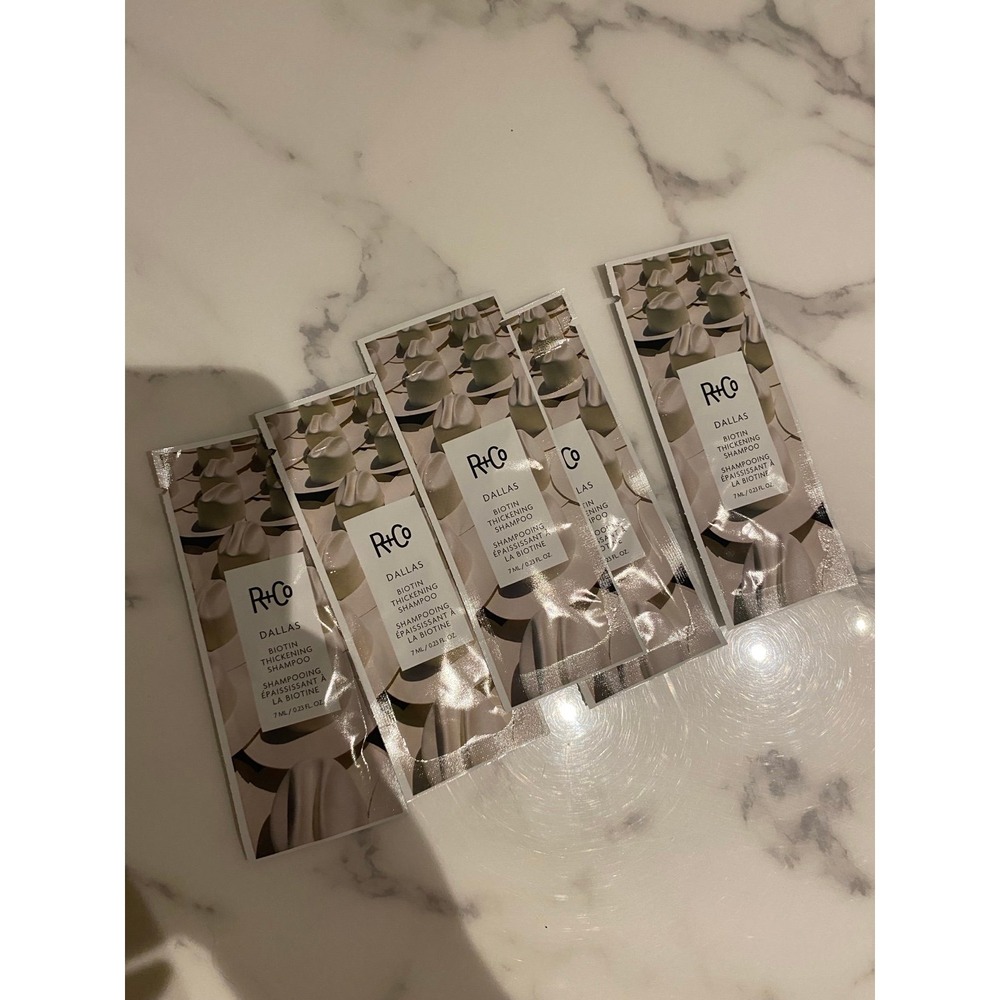 R+Co Dallas Biotin Thickening Shampoo Sample Bundle